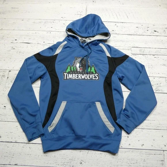 Minnesota Timberwolves Hoodie Mens Small NBA Basketball Pullover Sweatshirt - Picture 1 of 7